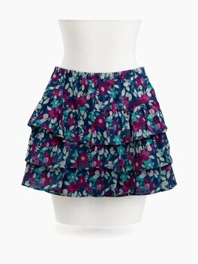 Aeropostale Ruffle Skirt Fully Lined Size Small Petite EUC